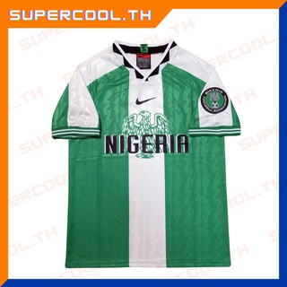 Nigeria 1996 Home Kit เสื้อฟุตบอลไนจีเรียย้อนยุค เสื้อทีมชาติไนจีเรีย