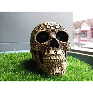 กระโหลก 3D เรซิ่น halloween ฮาโลวีน ผี skull ศาสนาคริสต์​