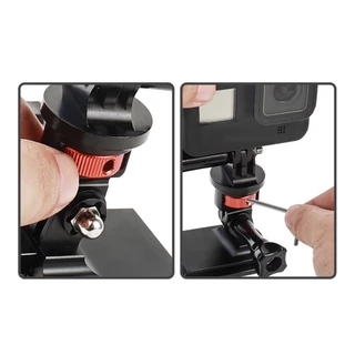 ตัวแปลง หัวสกรู1/4”แบบมีตัวหมุน วัสดุอลูมิเนียม Aluminium 1/4 Screw Head Adapter ขา หัวสกรู สำหรับ GOPRO , Action camera