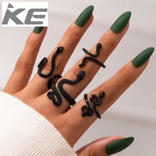 A snake animal ring a variety of snake shapes 4 punk suit ring jewelry women for girls for wom