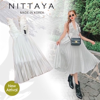 Nittaya เดรสขาวยาว ไซส์ S