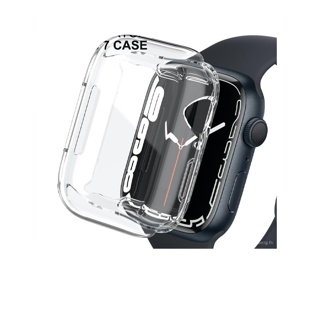 เคส TPU แบบนิ่ม ป้องกันรอยหน้าจอ สําหรับ Apple Watch Series 7 41 มม. 45 มม.