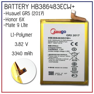 Battery HB386483ECW+ Huawei GR5 2017,Honer 6X,Mate 9 Lite แบตเตอรรี่งานบริษัทคุณภาพดี รับประกันนาน 6 เดือน