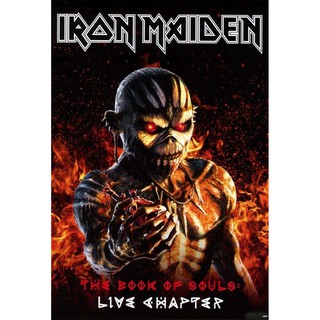 โปสเตอร์ รูปวาด วง ดนตรี เฮฟวีเมทัล IRON MAIDEN 1975 POSTER 24”x35” Inch English Heavy Metal V16