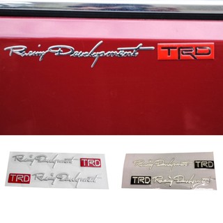 สติ๊กเกอร์ลาย 3 D สำหรับรถยนต์ TRD