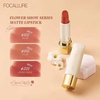 Focallure #Jasminemeetsrose ลิปสติก เนื้อแมตต์ นิ่ม กันน้ํา น้ําหนักเบา