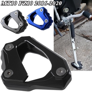 Ultrasupplier Motorcycle Kickstand Foot Side Stand Extension Pad Support Plate For Yamaha MT-10 MT10 FZ-10 FZ10 MT 10 2020 2019 2018 2017 2016