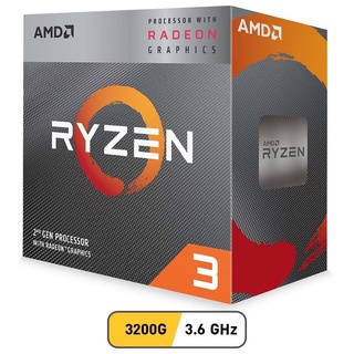 CPU (ซีพียู) AM4 AMD RYZEN 3 3200G 3.6 GHz (#0199002862)