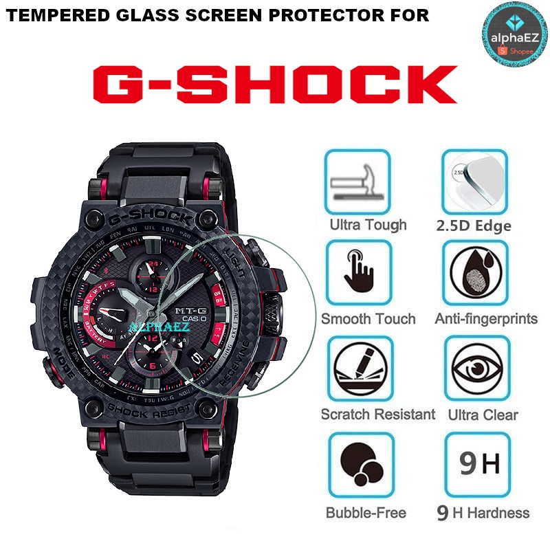 Casio G-Shock MTG-B1000XBD-1A Series 9H นาฬิกากระจกป้องกันหน้าจอ MTGB1000 ฝาครอบกระจกนิรภัย Scratch 