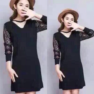 Mini dress❤️ #งานไหมพรม