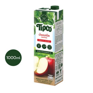 TIPCO น้ำแอปเปิ้ลผสมน้ำองุ่น Apple &amp; Grape juice 100% ขนาด 1000 มล.