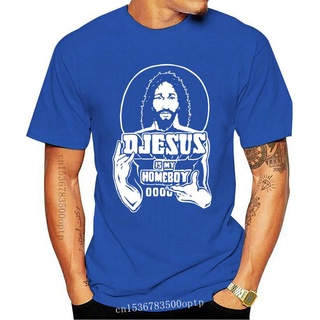 [S-5XL] เสื้อยืดลําลอง แขนสั้น พิมพ์ลาย Jesus Is My Homeboy Djent Rock s สีดํา สําหรับผู้ชาย 2022 2022 2022