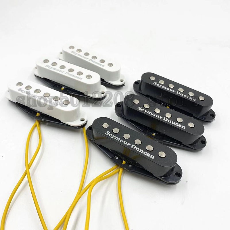 Seymour Duncan Alnico Single-Coil Pickup SSL-1 สะพานกลางคอสําหรับ ST สไตล์กีตาร์ไฟฟ้า 3 ชิ้น/เซ็ต