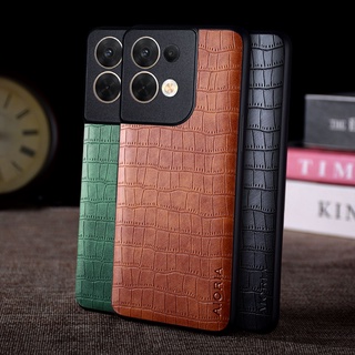 เคสโทรศัพท์มือถือหนัง ลายหนังจระเข้ หรูหรา สําหรับ oppo reno 8 pro reno 7 4G 5G reno 8 pro reno8 reno7