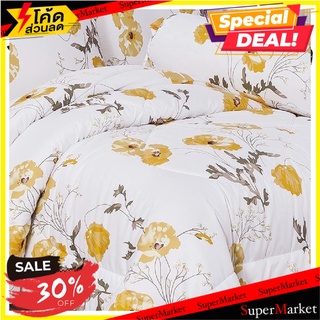 ชุดผ้าปูที่นอน 5 ฟุต 5 ชิ้น FROLINA MICROTEX POPPIES ผ้าปูที่นอน BED SHEET SET 5FT 5 PCS FROLINA MICROTEX POPPIES เครื่อ