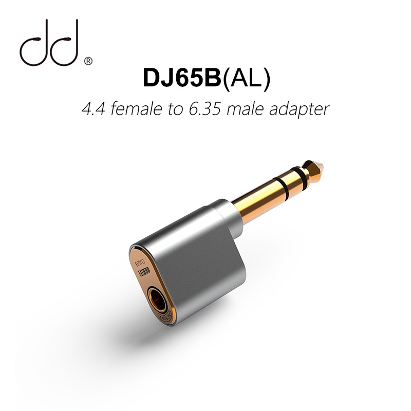 Dd ddHiFi DJ65B (AL) อะแดปเตอร์เสียง 6.35 มม.ชาย 4.4 มม.หญิงสําหรับเดสก์ท็อปเครื่องขยายเสียงอุปกรณ์ 