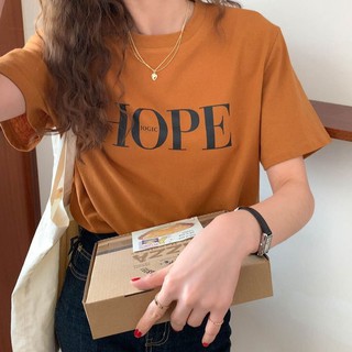 acs.fashionshop_เสื้อยืด HOPE มี 3 สี (6384)