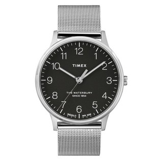 TIMEX นาฬิกาข้อมือผู้ชาย สายสแตนเลสส รุ่น TM-TW2R71500 (สีเงิน)