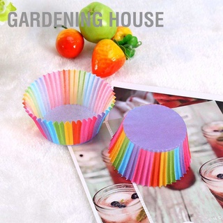 Paper Cup Cake Baking Cup Mold Colorful Muffins 100PCS Safety Suitable for Roasters, Biscuits, Biscuits, Cake