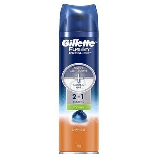 Gillette Fusion Proglide Cooling Shaving Gel ยิลเลตต์เจลโกนหนวด 195g