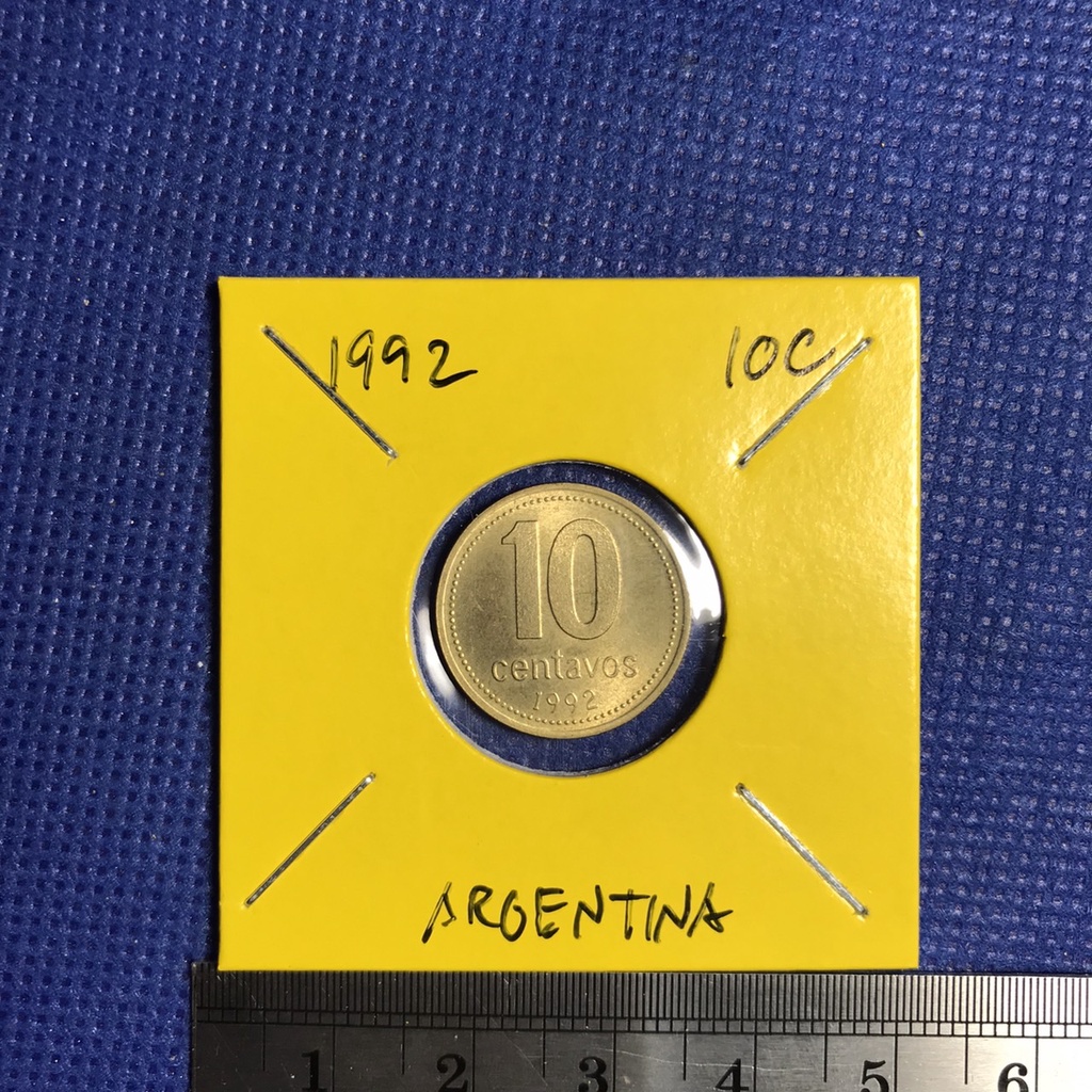 Special Lot No.60179 ปี1992 อาร์เจนติน่า 10 CENTAVOS เหรียญสะสม เหรียญต่างประเทศ เหรียญเก่า หายาก ราคาถูก