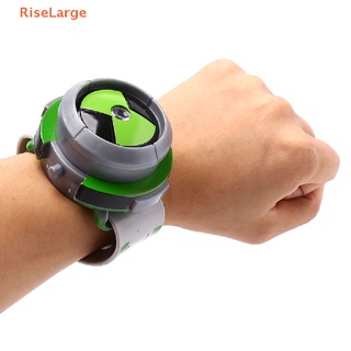 [RiseLarge] ขายดี Ben 10 สไตล์ นาฬิกา ของแท้ ของเล่นสําหรับเด็ก สไลด์โชว์นาฬิกา
