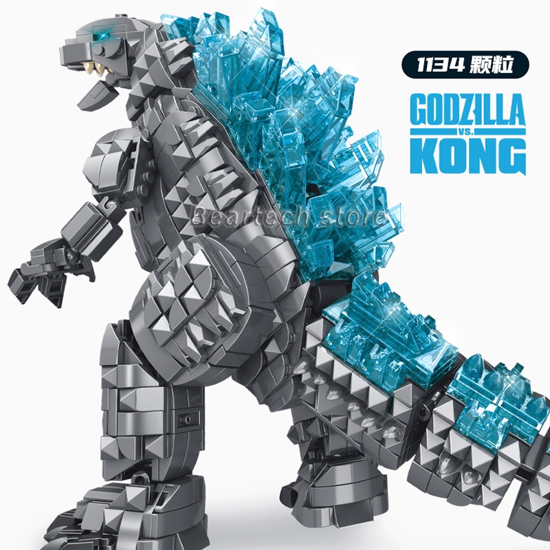 1122pcs ใช ้ งานร ่ วมกับ Lego Mecha Godzilla King Kong Building Blocks ของเล ่ นเด ็ กของขวัญ