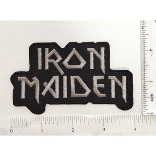 Iron Maiden Logo heavy metal band logo โลโก้วงดนตรี เฮฟวี่เมทัล ตัวรีดติดเสื้อ เย็บติดเสื้อ ตกแต่งเครื่องแต่งกาย