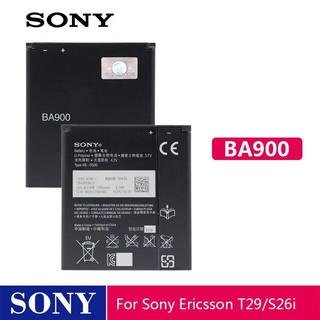 Sony เดิมแบตเตอรี่ BA900 สำหรับ SONY Xperia E1 S36H ST26I AB-0500 GX TX LT29i SO-04D C1904 C2105 1700mAh อะไหล่แบตเตอรี่