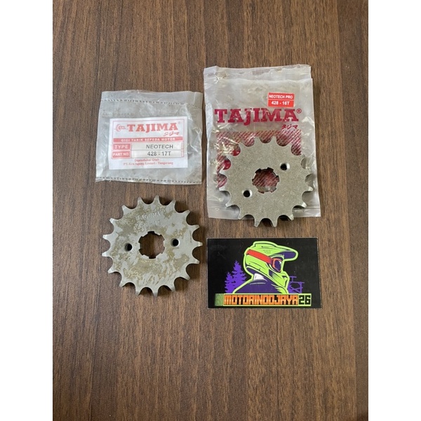 เกียร์หน้า mega pro crf 150 cb 150 verza sonic เสือ 428 16T 17T