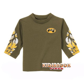 [แท้]GB619 เสื้อ Gymboree  รุ่น Racing Flame Long Sleeve Tee (สำหรับเด็กอายุ 12-18 เดือน) ผ้ายืด เนื้อดี ใส่สบาย