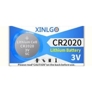 ถ่านกระดุม CR2020 3V Lithium Battery จำนวน 1ก้อน ของใหม่ ของแท้