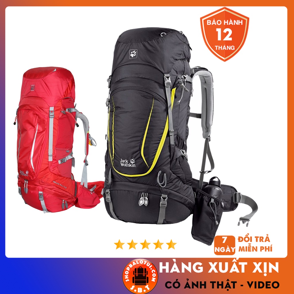 Jack Wolfskin Highland Trail XT 50L Trekking backpack กระเป๋าเป้กีฬาท่องเที่ยวขับเคลื่อนกันน้ําได้ดี