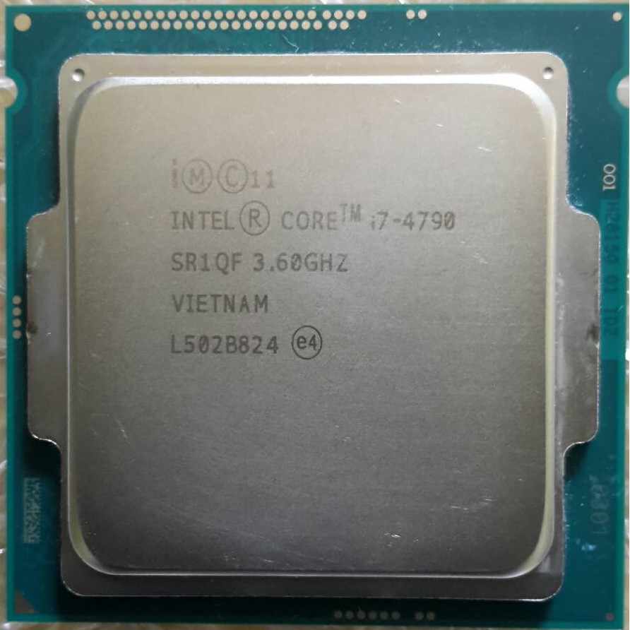 CPU Intel I7-4790 (Gen 4) 3.6GHz  ---> 4.0GHz