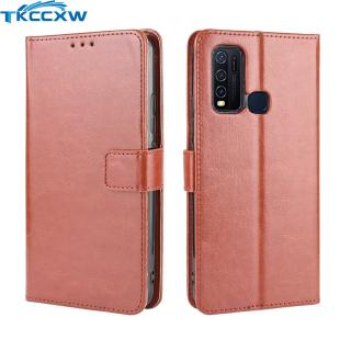 Vivo Y50 Y30 Y30i Y20 Y20i Y12i X50 Pro เคสโทรศัพท์มือถือหนัง Pu สําหรับ