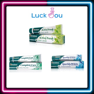 Himalaya ยาสีฟัน Sparkling White / Complete Care / Active Fresh Herbal Toothpaste 100 กรัม หิมาลายา