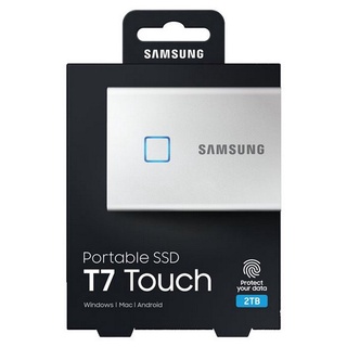 Samsung 2TB T7 Touch SSD USB3.2 (Silver)