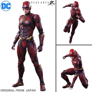 Figma งานแท้ Original ฟิกม่า Figure DC Play Arts Justice League จัสติซ ลีก The Flash เดอะ แฟลช Barry Allen แบร์รี อัลเลน