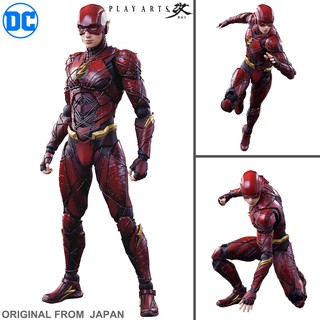 Figma งานแท้ Original ฟิกม่า Figure DC Play Arts Justice League จัสติซ ลีก The Flash เดอะ แฟลช Barry Allen แบร์รี อัลเลน