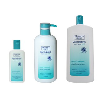 Pharmapure Moisturising Body Wash pH5 450-1000ml.ครีมอาบน้ำ ราคาประหยัด เหมาะกับผู้ที่มีปัญหาแพ้ง่าย เหมาะกับทุกสภาพผิว