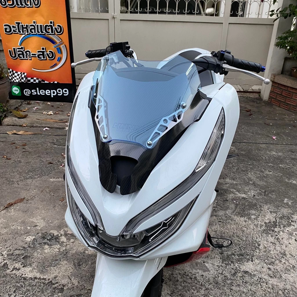 ชิวหน้า PCX 2018-2020 ทรงซิ่ง V1 อะคริลิค thumbnail 5