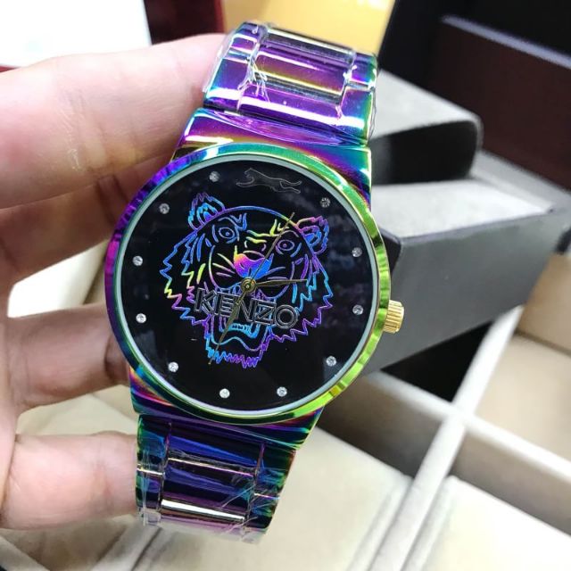 kenzo watch rainbow