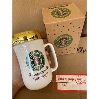 ถ้วย Starbucks แก้วใหม่สร้างสรรค์ความจุขนาดใหญ่ถ้วยเซรามิกนอร์ดิกกล่องของขวัญถ้วยที่มีฝาปิด