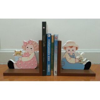 book end ที่ดันหนังสือ(ลายเด็กชาย,หญิง )BE-01