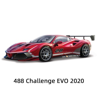 Bburago 1:43 Ferrari 488 Challenge 488GTE 312P F430GTC 308GTB 458GT3 โมเดลรถแข่งของเล่น สําหรับเด็ก