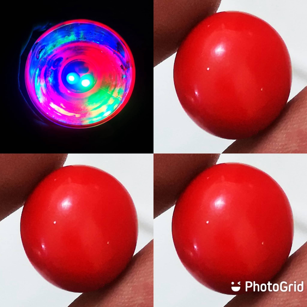 MERAH Viral Red Garnet Light Up Stone