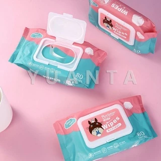 YUANTA ทิชชู่เปียกทำความสะอาด ทิชชู่เปียก กระดาษทิชชู่เปียก