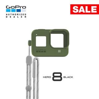 [Accesories] GoPro Sleeve+Lanyard HERO8 Turtle Green เคสซิลิโคนกันกระแทกพร้อมสายคล้องคอสีเขียว