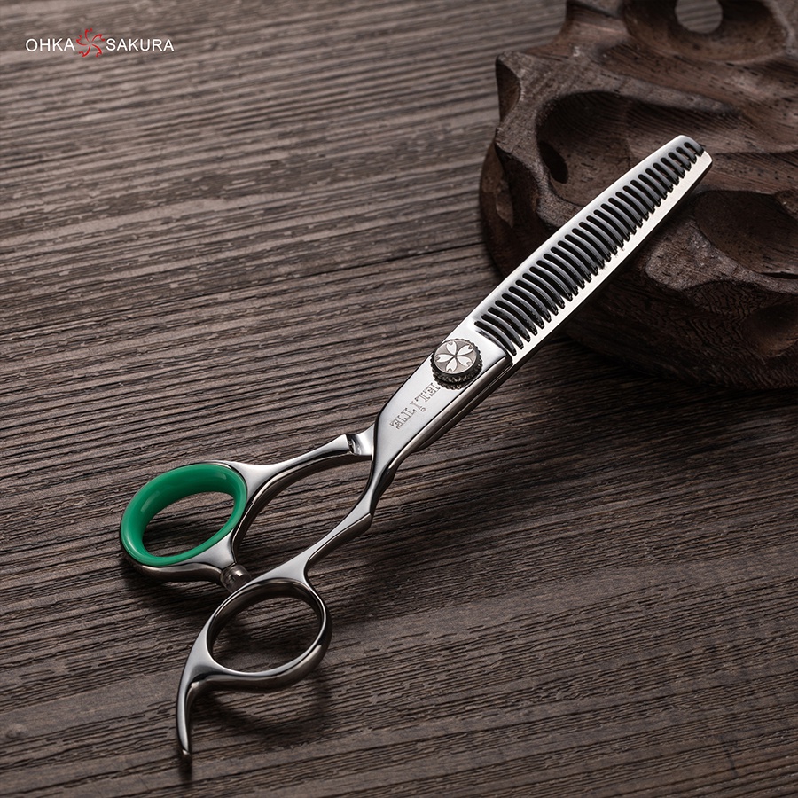 กรรไกรตัดผม OHKA SAKURA ND630W made in Taiwan เคอรี่ 2-3 วัน