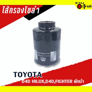 ไส้กรองโซล่า TOYOTA For: D4D Hilux,D4D,Fighter ,Tiger D4D (ดักน้ำ) 📌FULL NO : 1-FTT150